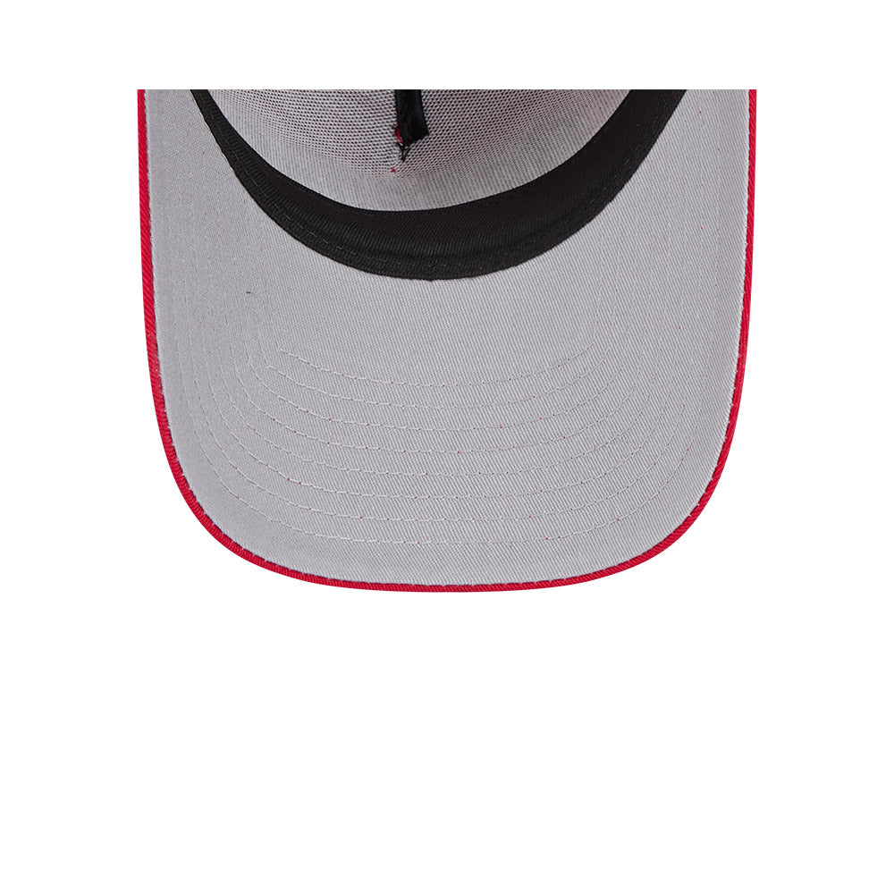 St George Illawarra Dragons Hat - Red Logo Arch 9Forty A-Frame NRL Snapback Cap - New Era